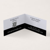 White Laptop, Publisher, Writer Book Signature Visitenkarten (Innenseite)