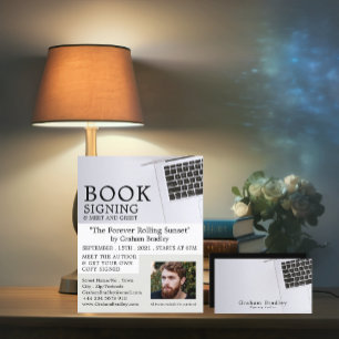 White Laptop, Writer Visitenkarte