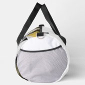 White Large Duffel Bag Trend Abstrakt Black Gold Duffle Bag (Rechts)