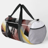 White Large Gym Duffel Bag Trend Abstrakt Powdery Duffle Bag (Rechte Ecke)
