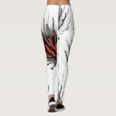 White Lava Flow Leggings (Rückseite)