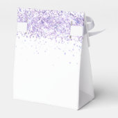 White Lavendel Name Vielen Dank Geschenkschachtel (Rückseite)