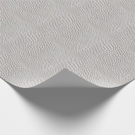 White leather texture geschenkpapier (Ecke)