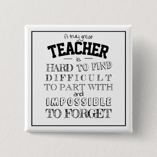 White Lehrer Vielen Dank für Ihr Dankeschön Gesche Button