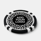 White Leopard Elegant Popular Luxury Collection Pokerchips (Einzeln)