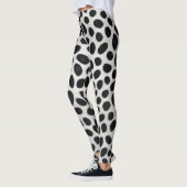White Leopard Elegante Moderne Luxuskollektion Leggings (Links)
