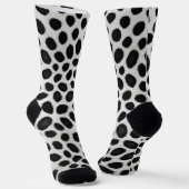 White Leopard Elegante Moderne Luxuskollektion Socken (Gewinkelt)