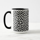 White Leopard Elegante Moderne Luxuskollektion Tas Tasse (Links)