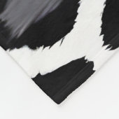 White Leopard Elegante Popular Luxury Collection Fleecedecke (Ecke)