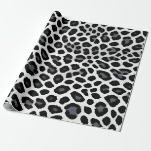 White Leopard Elegante Popular Luxury Collection Geschenkpapier