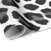 White Leopard Elegante Popular Luxury Collection Geschenkpapier (Rolleneckpunkt)