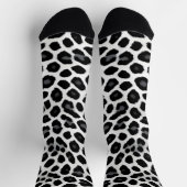 White Leopard Elegante Popular Luxury Collection Socken (Oben)