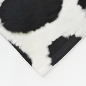 White Leopard Elegante Trendy Luxury Collection Fleecedecke (Ecke)