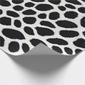 White Leopard Elegante Trendy Luxury Collection Geschenkpapier (Ecke)