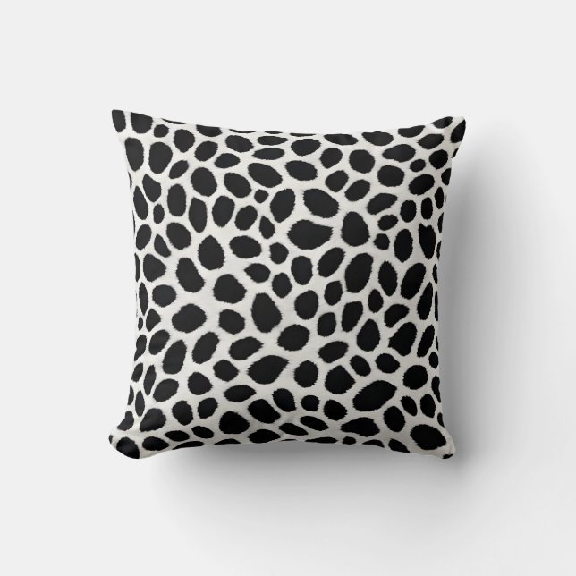 White Leopard Elegante Trendy Luxury Collection Kissen (Vorderseite)