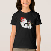 White letter g christmas gift Tri-Blend shirt (Vorderseite)