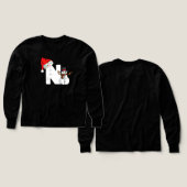 White letter n christmas gift (Design Vorder- & Rückseite)