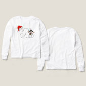 White letter w christmas gift (Design Vorderseite & Rückseite)