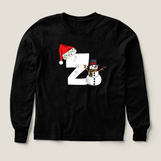 White letter z christmas gift (Design Vorderseite)
