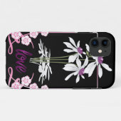 White Liebe Daisies Case-Mate iPhone Hülle (Rückseite (Horizontal))