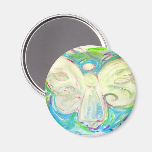 White Light Angel Magnet (Vorderseite/Rückseite)