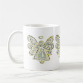 White Light Guardian Angel Custom Coffee Tasse Cup (Links)