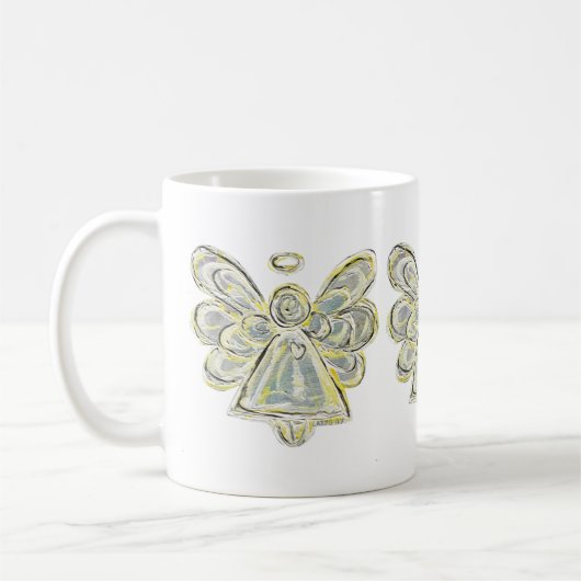 White Light Guardian Angel Custom Coffee Tasse Cup (Links)