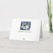 White Lightning Greeting Cards Karte (Rückseite)