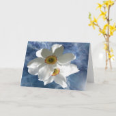 White Lightning Greeting Cards Karte (Gelbe Blume)