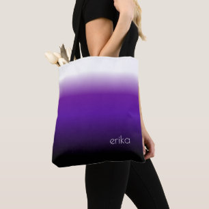 White Lila Black Ombre Tasche