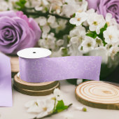 White Lilac Cherry Blossom Brautparty Satinband