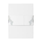 White Lilac und Baby Blue Rose Einladungsbanderole (Rückseitenbeispiel)