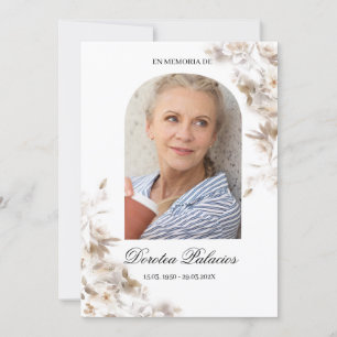 White Lilie Einladung