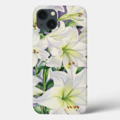 White Lilies 2008 Case-Mate iPhone Hülle (Rückseite)