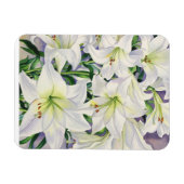 White Lilies 2008 Magnet (Horizontal)