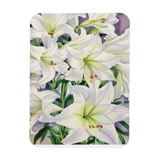 White Lilies 2008 Magnet (Vertikal)