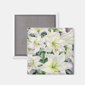 White Lilies 2008 Magnet (Vorderseite/Rückseite)