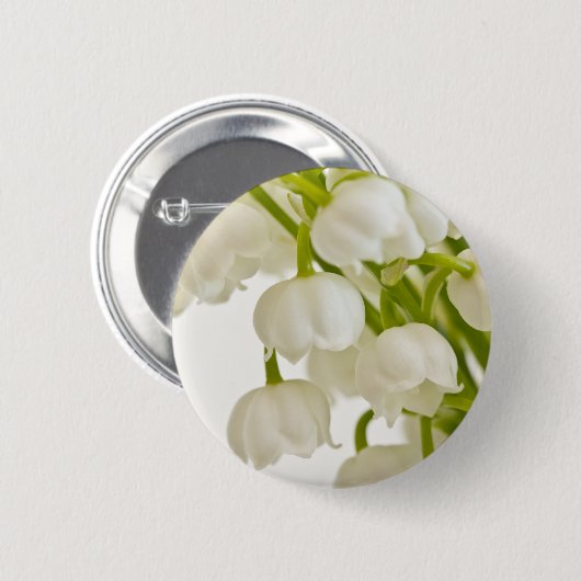 White Lilies Button (Vorne & Hinten)