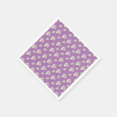 White Lilies Elegant Serviette (Ecke)