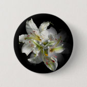 White Lilies Fantasy Button (Vorderseite)