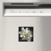 White Lilies Fantasy Magnet (In Situ (Geschirrspüler))