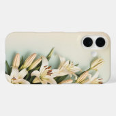 White Lilies Floral - iPhone/iPad Gehäuse Case-Mate iPhone Hülle (Rückseite (Horizontal))