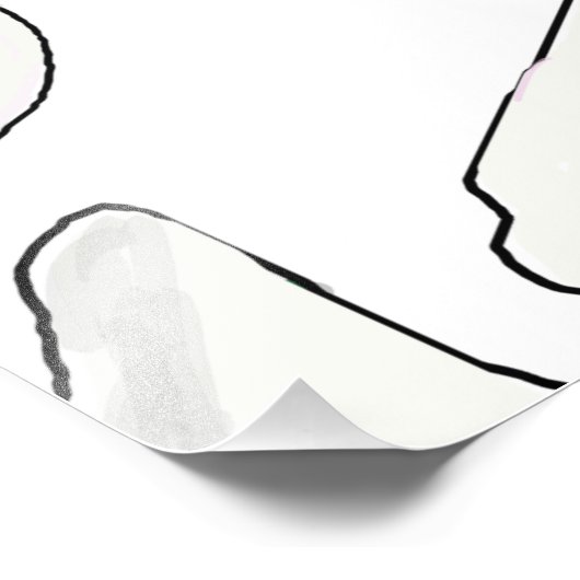 White Lilies Fotodruck (Ecke)