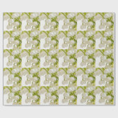 White Lilies Geschenkpapier (Flach)