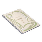 White Lilies Guestbook Notizblock (Rechte Seite)