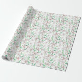 White Lilies Illustration Geschenkpapier (Ungerollt)