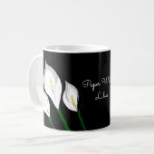 White Lilies Kaffeetasse (Vorderseite Links)