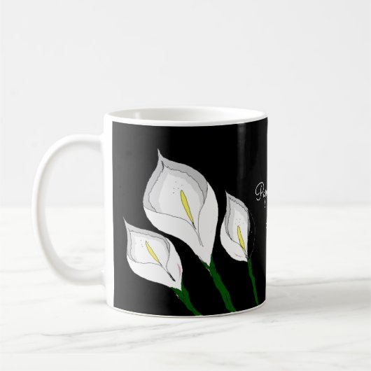 White Lilies Kaffeetasse (Links)