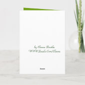 White Lilies_ Karte (Rückseite)