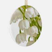 White Lilies Keramik Ornament (Rechts)